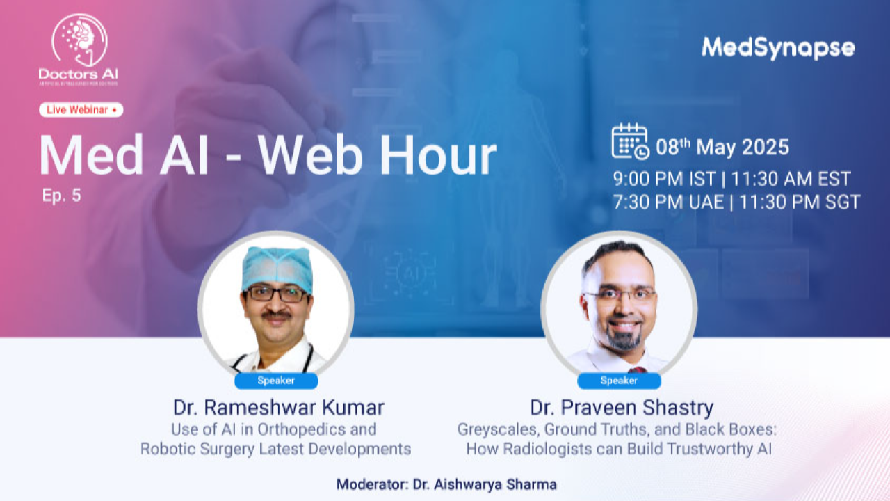 Med AI Web Hour - AI in Healthcare event thumbnail